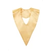 V-shaped scarf shawl and etiquette sash, adult graduation ceremony satin monochrome shawl, graduation bachelor's gown sash Application Scenario